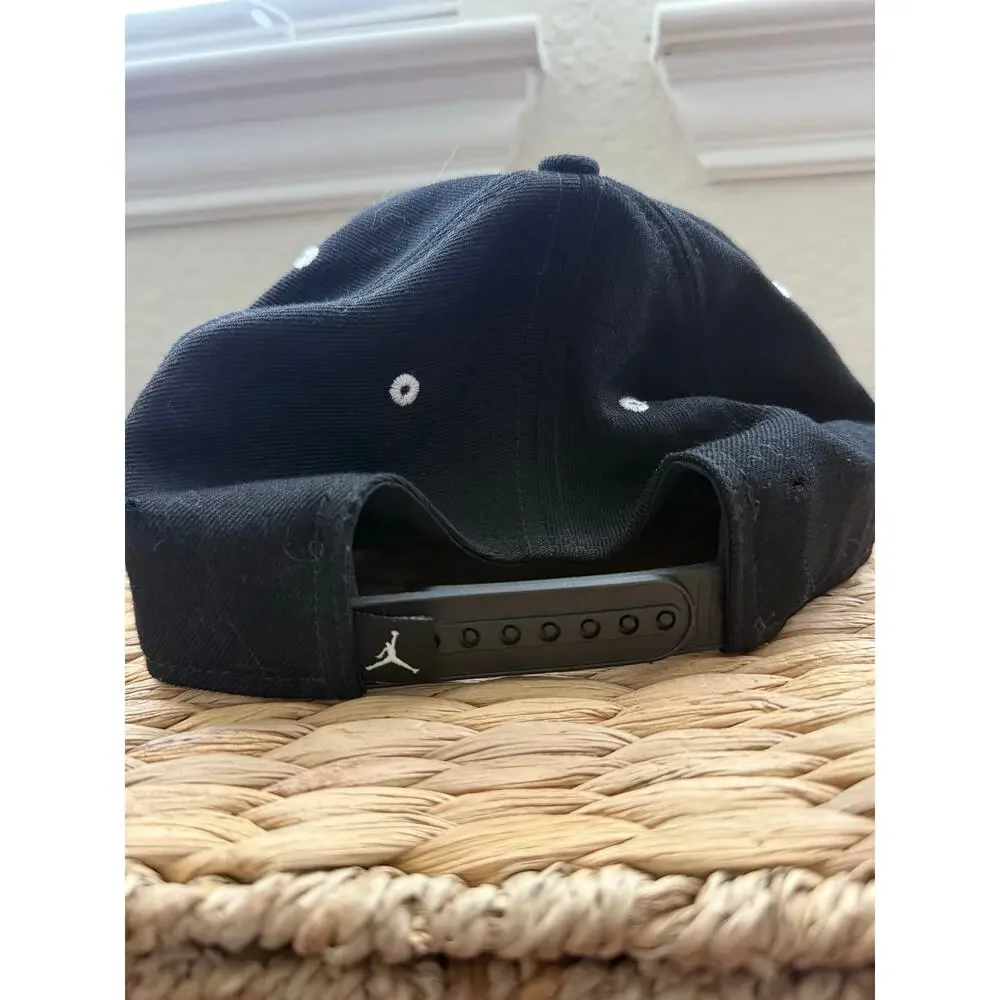 Jordan RE2PECT Derek Jeter Snapback Hat Black Adjustable Cap Autographed unknown